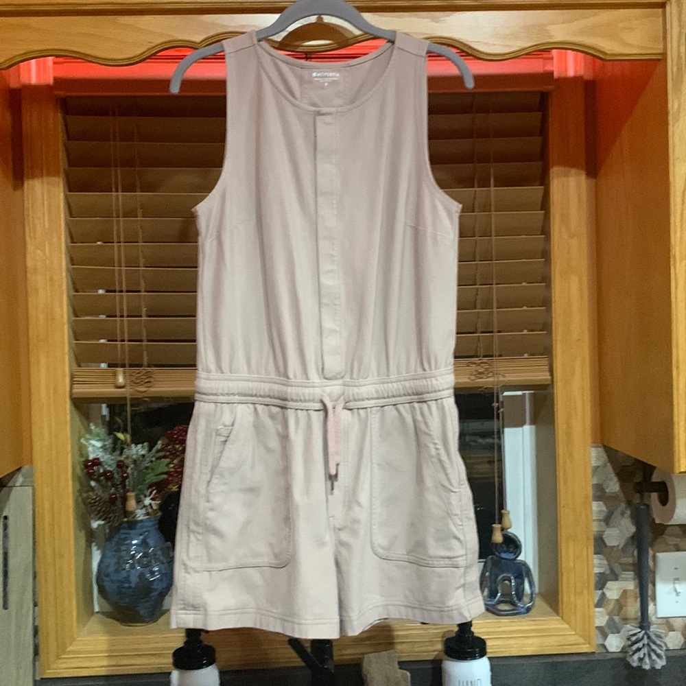 Athleta Light Pink Sleeveless Romper